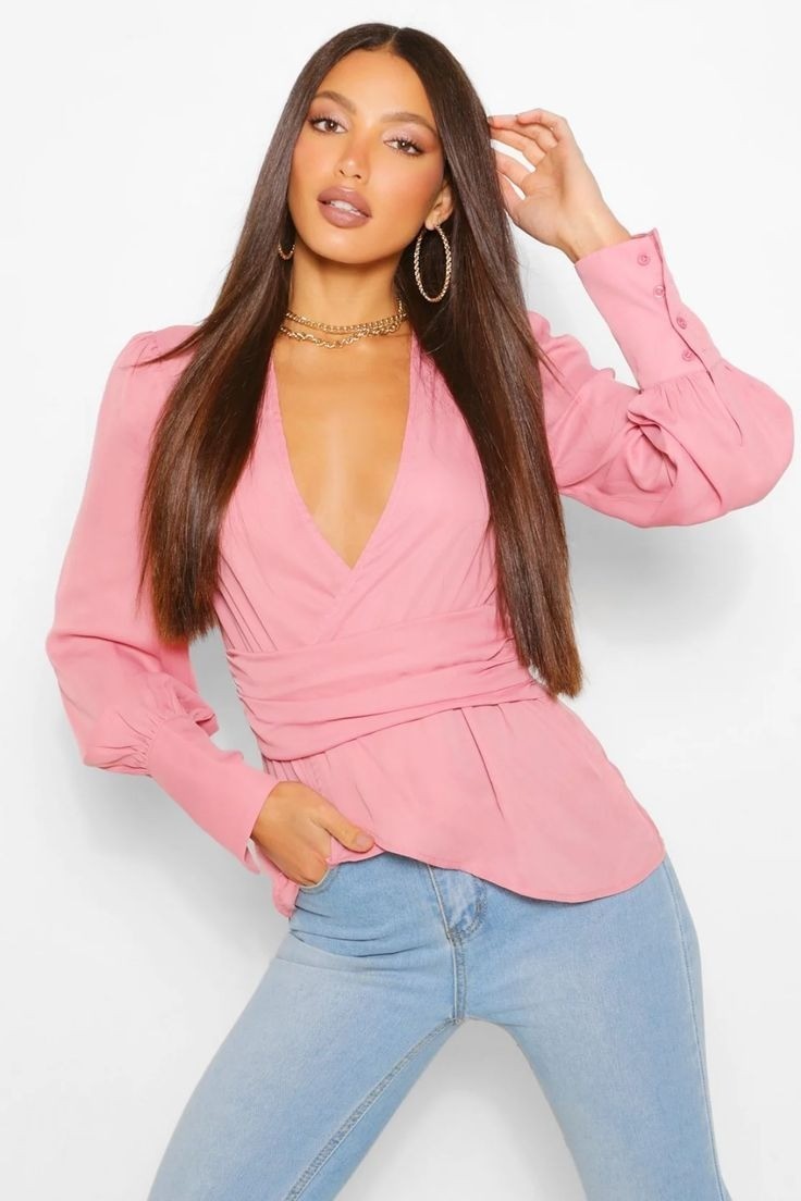 

Блуза Boohoo  розовый 8520123003658, Блуза Boohoo 36 розовый 8520123003658
