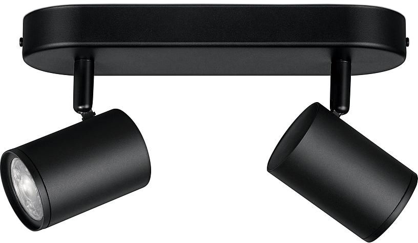 

Cветильник точечный WiZ IMAGEO Spots 2х5W 2200-6500K RGB Wi-Fi черный (929002659101)