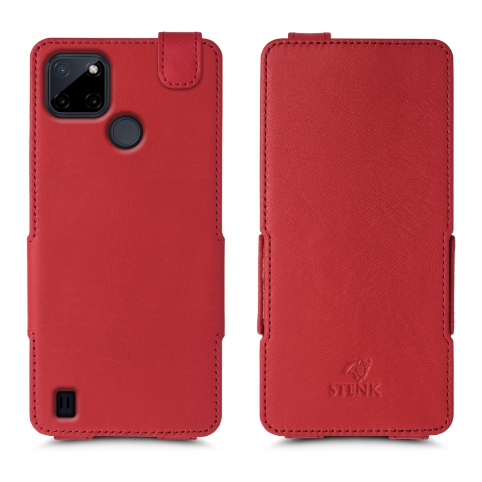 

Чехол флип Stenk Prime для Realme C21Y Красный