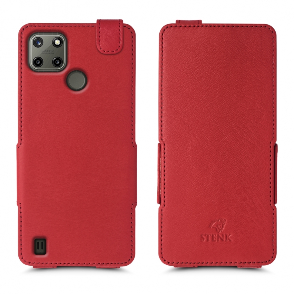 

Чехол флип Stenk Prime для Realme C25Y Красный