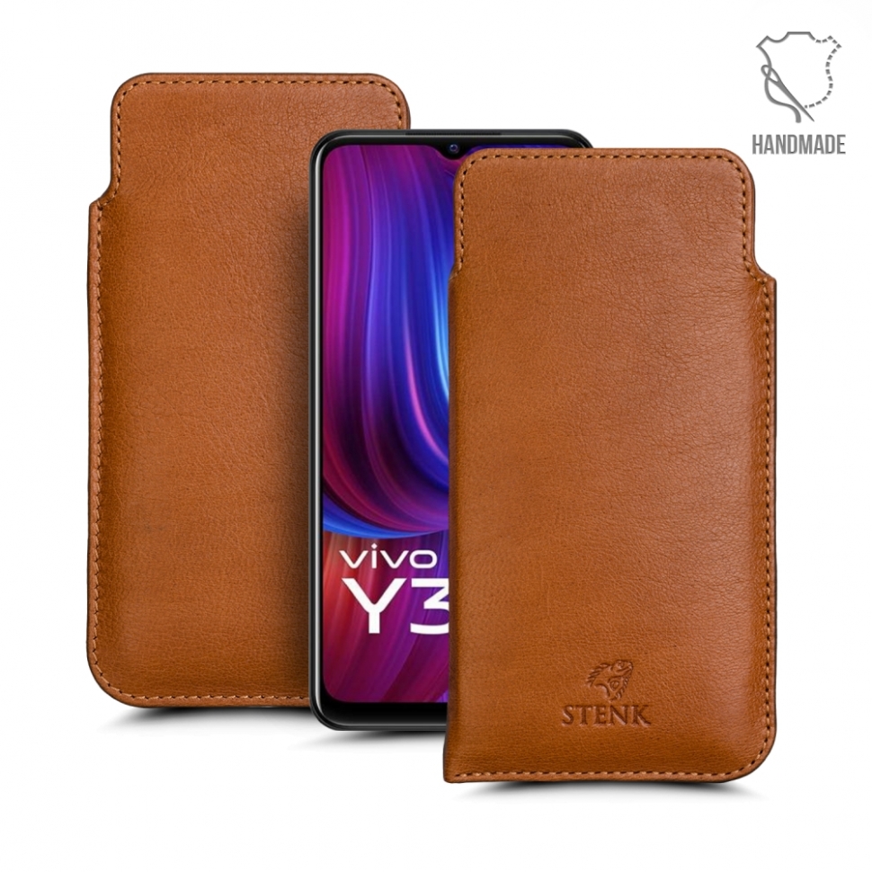

Футляр Stenk Elegance для Vivo Y33s Camel