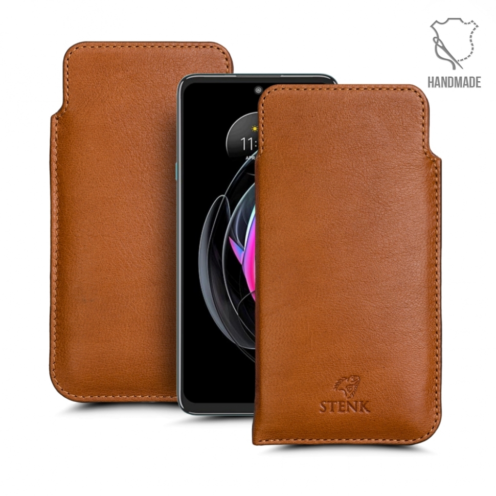 

Футляр Stenk Elegance для Motorola Edge 20 lite Camel
