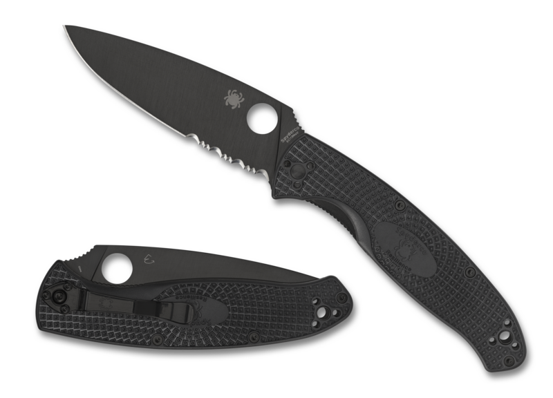 

Нож Spyderco Resilience Black Blade (87.14.97)