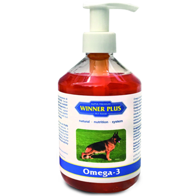 

Харчова добавка на основі масла лосося WINNER PLUS Omega-3 Salmon-Oil (60001) 300 мл