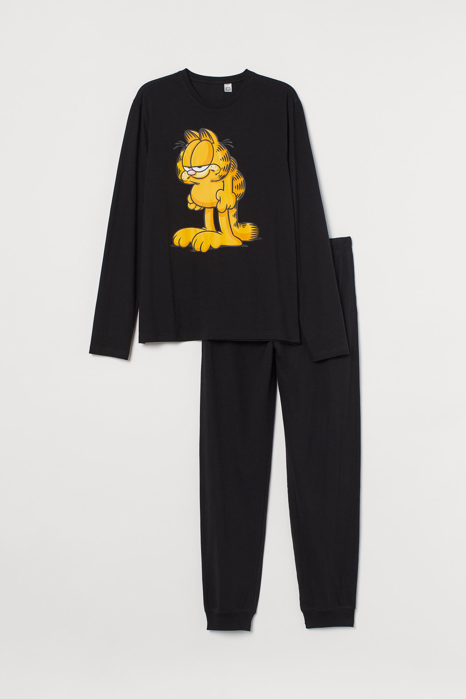 

Пижама (лонгслив, брюки) H&M S черный 1312674057