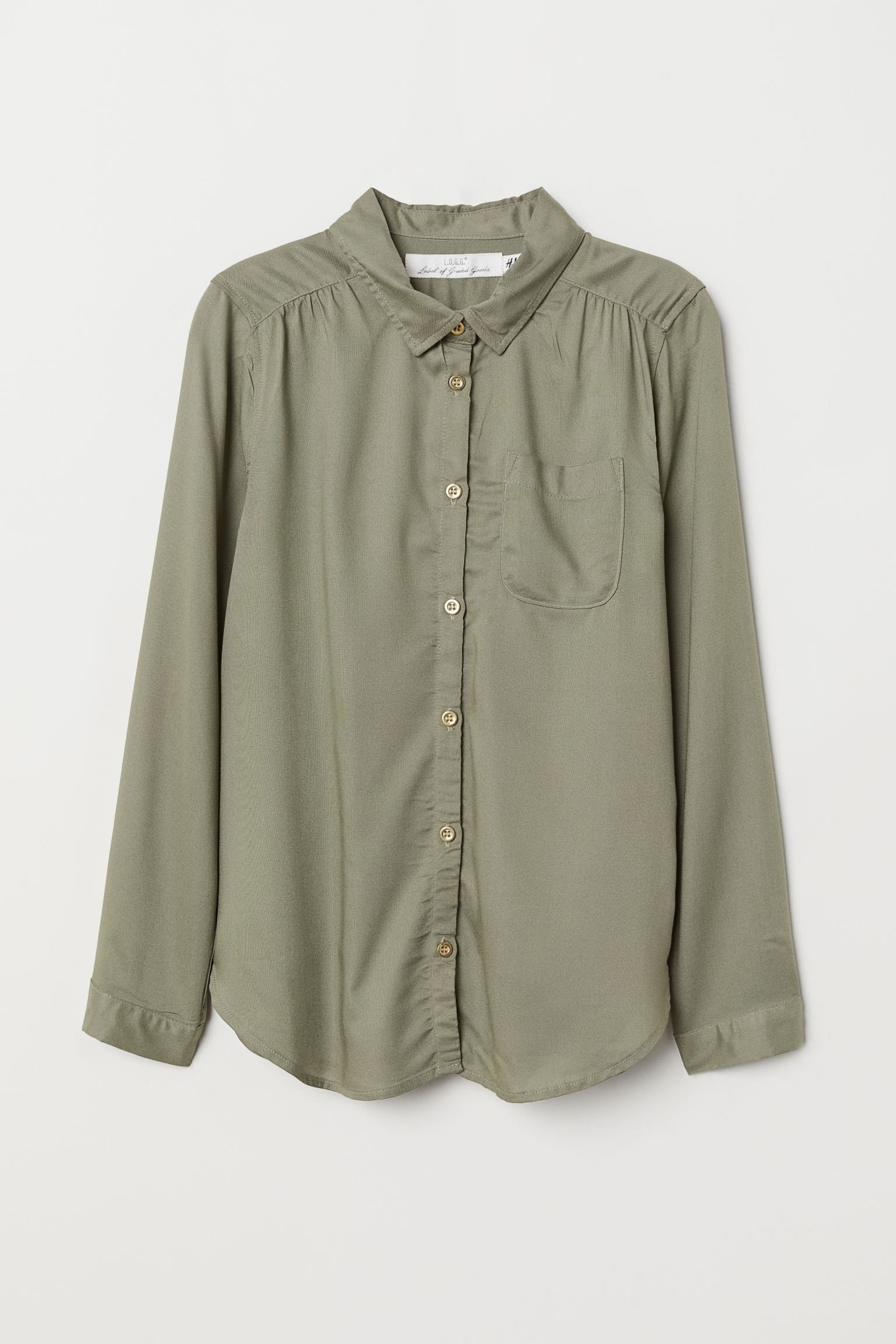 

Блуза H&M 134см хаки 1512626052