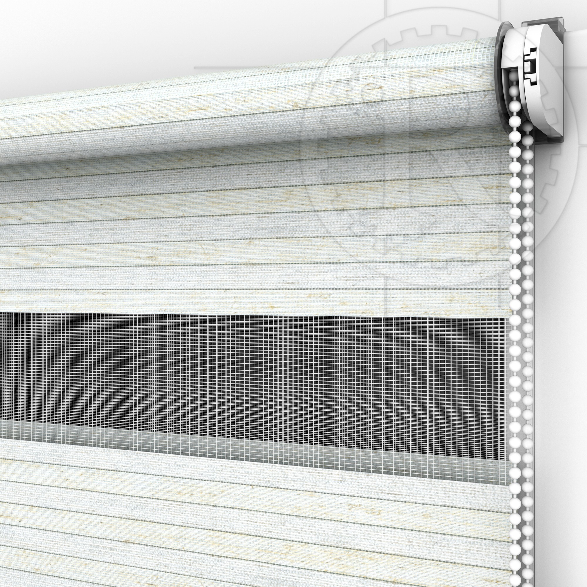 

Жалюзи День-Ночь Modern DN40101 Linen Lux 55 x 200 см