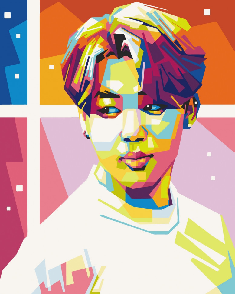 

Картина по номерам / анти-стресс раскраска Art Craft "Jimin. Art Prints" 40х50 см 10269-AC