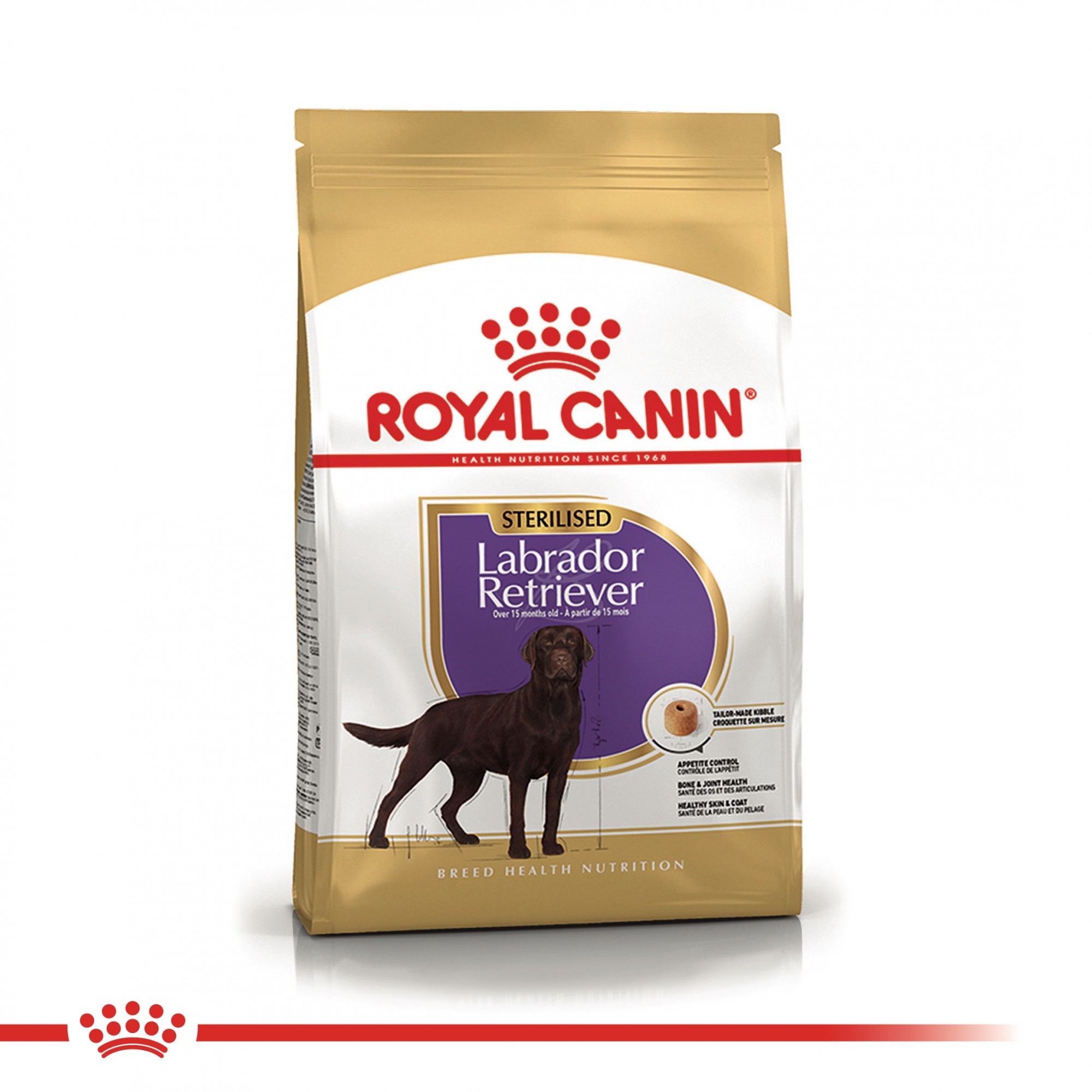 

Сухой корм для собак Royal Canin Labrador Retriever Sterilised 12 кг Полнорационный сбалансированный корм для взрослых собак породы Лабрадор-Ретривер в возрасте от 15 месяцев