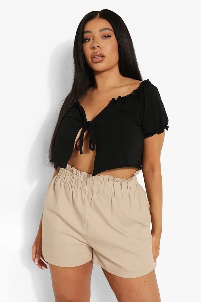 

Топ Boohoo  черный 8520123003571, Топ Boohoo 48 черный 8520123003571