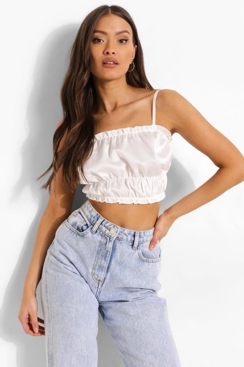 

Топ Boohoo 36 белый 8520123003498