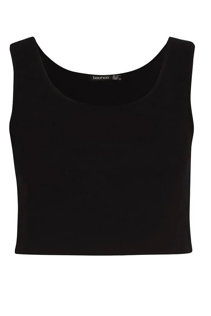 

Топ Boohoo  черный 8520123003645, Топ Boohoo 46 черный 8520123003645