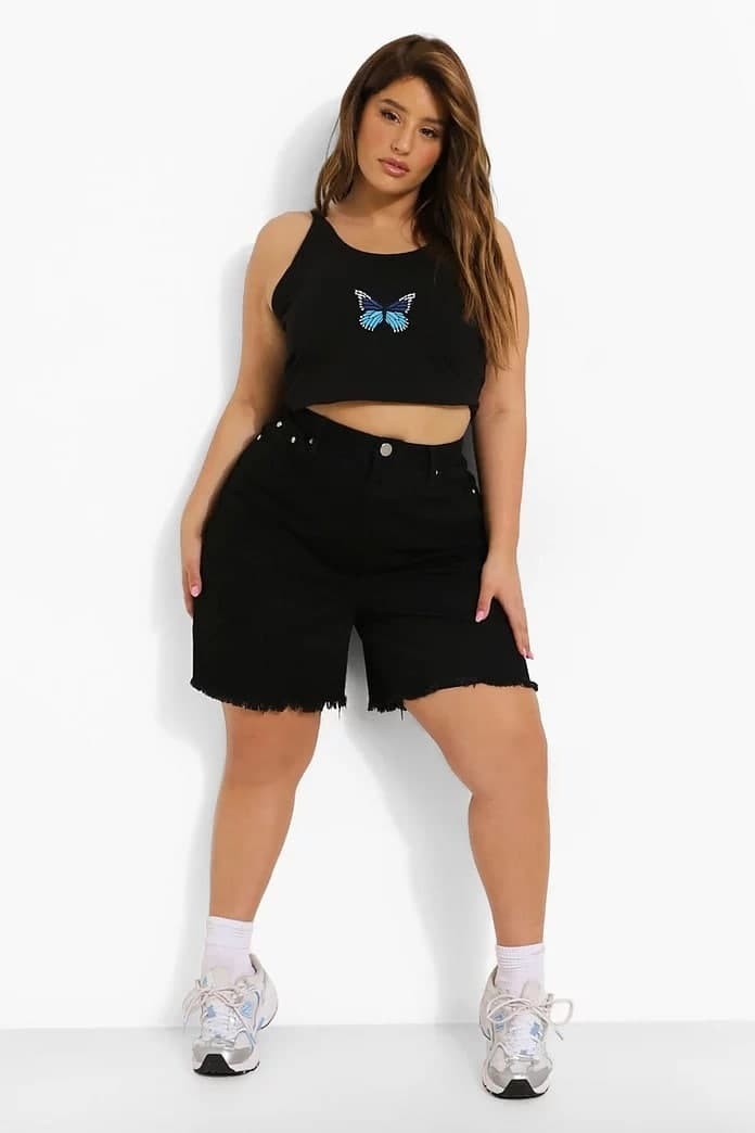 

Топ Boohoo  черный 8520123003516, Топ Boohoo 48 черный 8520123003516