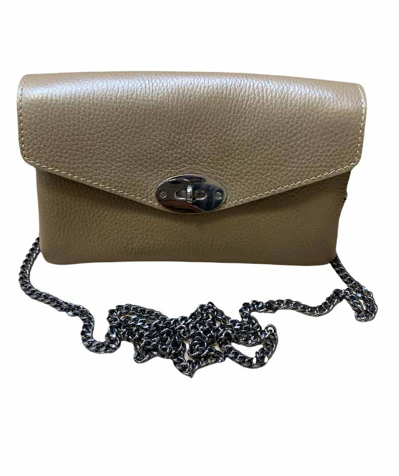 

Клатч Italian Bags 1156_taupe Кожаный Таупе