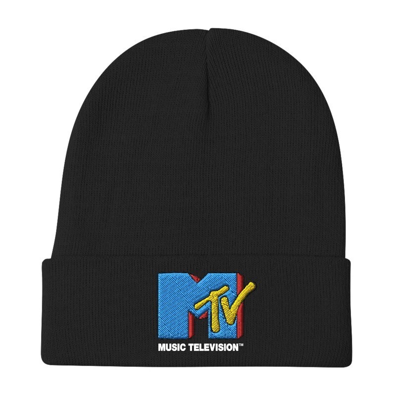 

Шапка MTV с классическим логотипом, черный