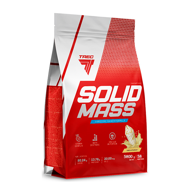 

Гейнер Trec Nutrition Solid Mass 5800 г Ваниль