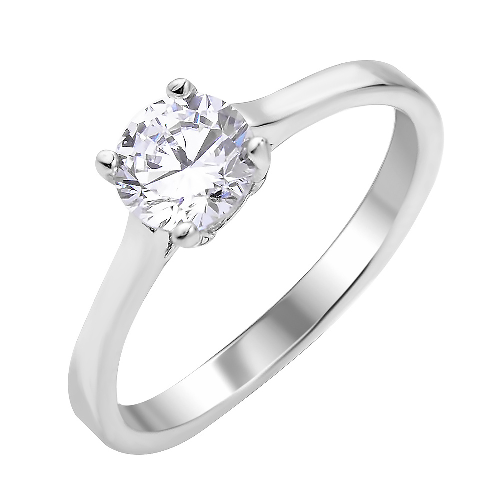 

Серебряное кольцо с цирконием 000113852 16 размера