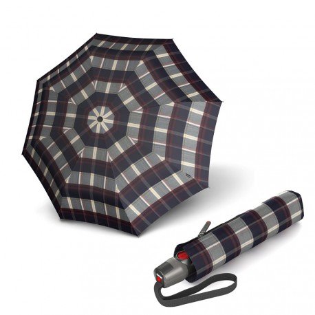 

Складной зонт Knirps T.200 Medium Duomatic Check Navy & Bordeaux Kn9532005480
