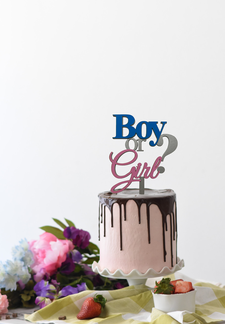 

Топпер фигурка на торт из дерева с окраской Manific Decor Boy or Girl