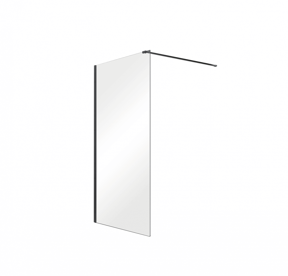 

Душова кабіна Besco Aveo Black 130x195, прозоре скло (AVB-130-195C)