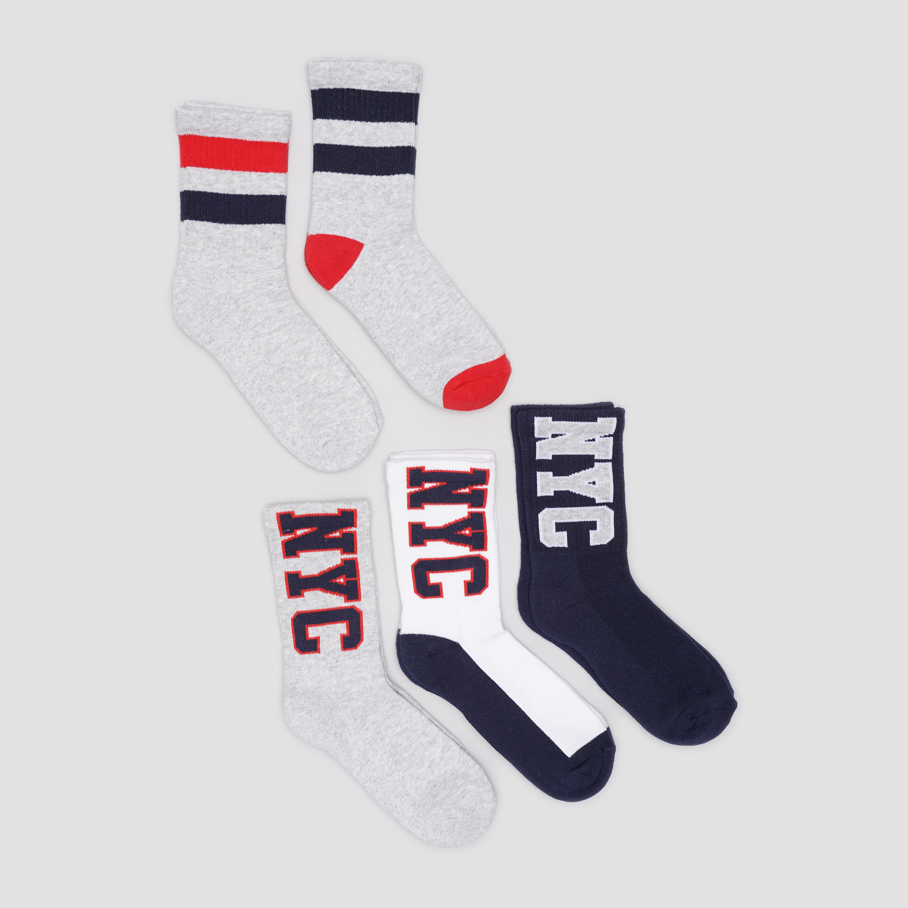 

Носки H&M 810-7300125 - 5 пар Серо-синий/Полоска, Носки H&M 810-7300125 28-30 5 пар Серо-синий/Полоска
