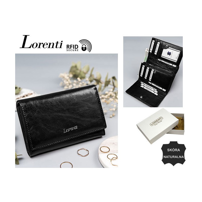 

Кошелек женский Lorenti L76112-BPR BLACK