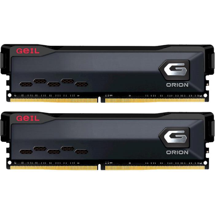 

Модуль пам'яті GEIL Orion Titanium Gray DDR4 3200MHz 32GB Kit 2x16GB (GOG432GB3200C16BDC)