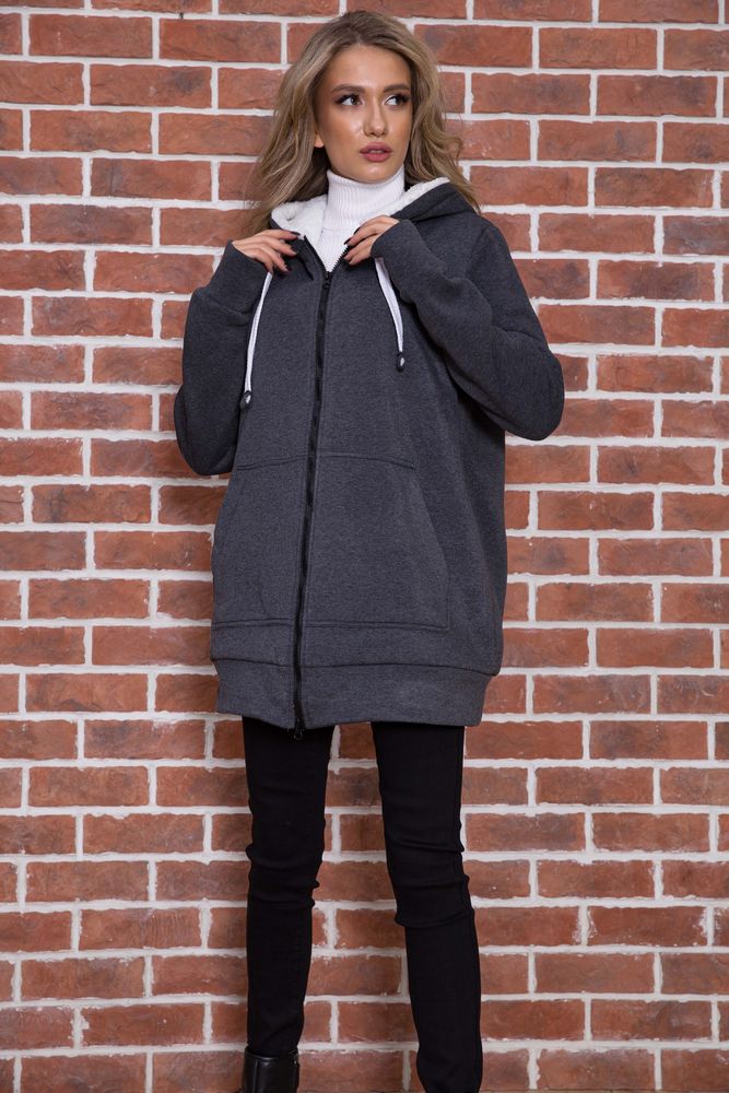 

Кофта AGER 6XL-7XL Темно-серый 102R259