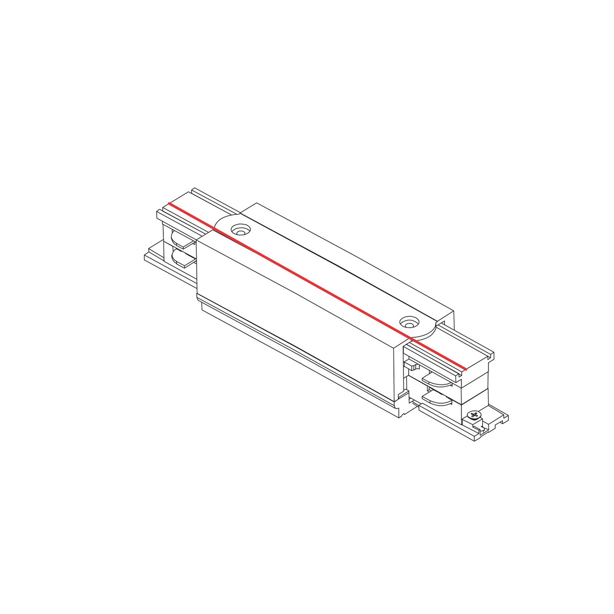 

З'єднувач Nowodvorski CTLS POWER STRAIGHT CONNECTOR WHITE CN (8707)