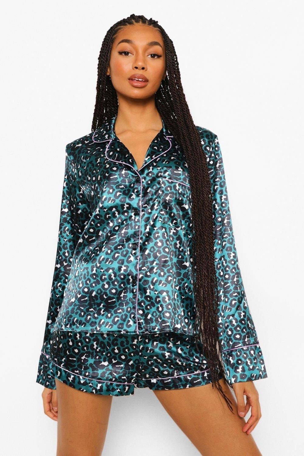 

Пижама Boohoo 36 темно-зеленый 8520123003103