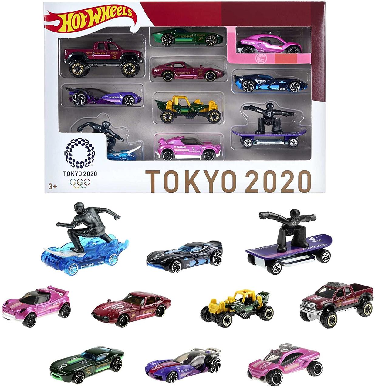 

Набор машинки Хот Вилс 10 шт Токио 2020 Hot Wheels Tokyo 2020 Olympics GRG54