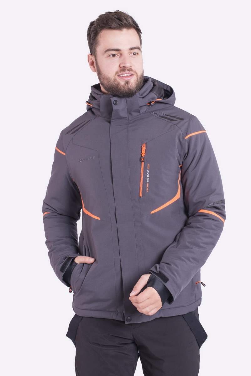 

Лыжная Куртка AVECS - 70399/2 - Серая 2XL