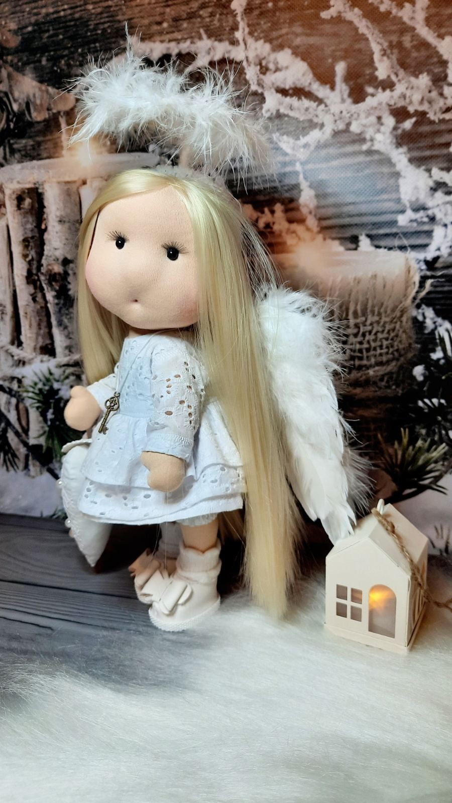 

Куколка "Ангелочек" интерьерная / игровая, 30 см
