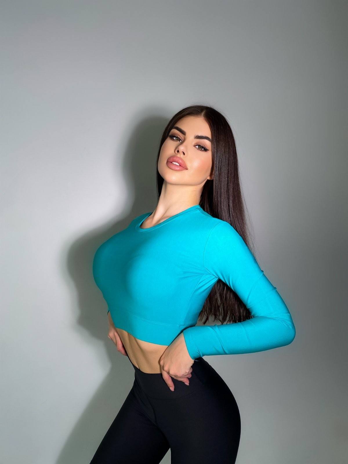

Рашгард женский Superstacy М Бирюзовый 52058
