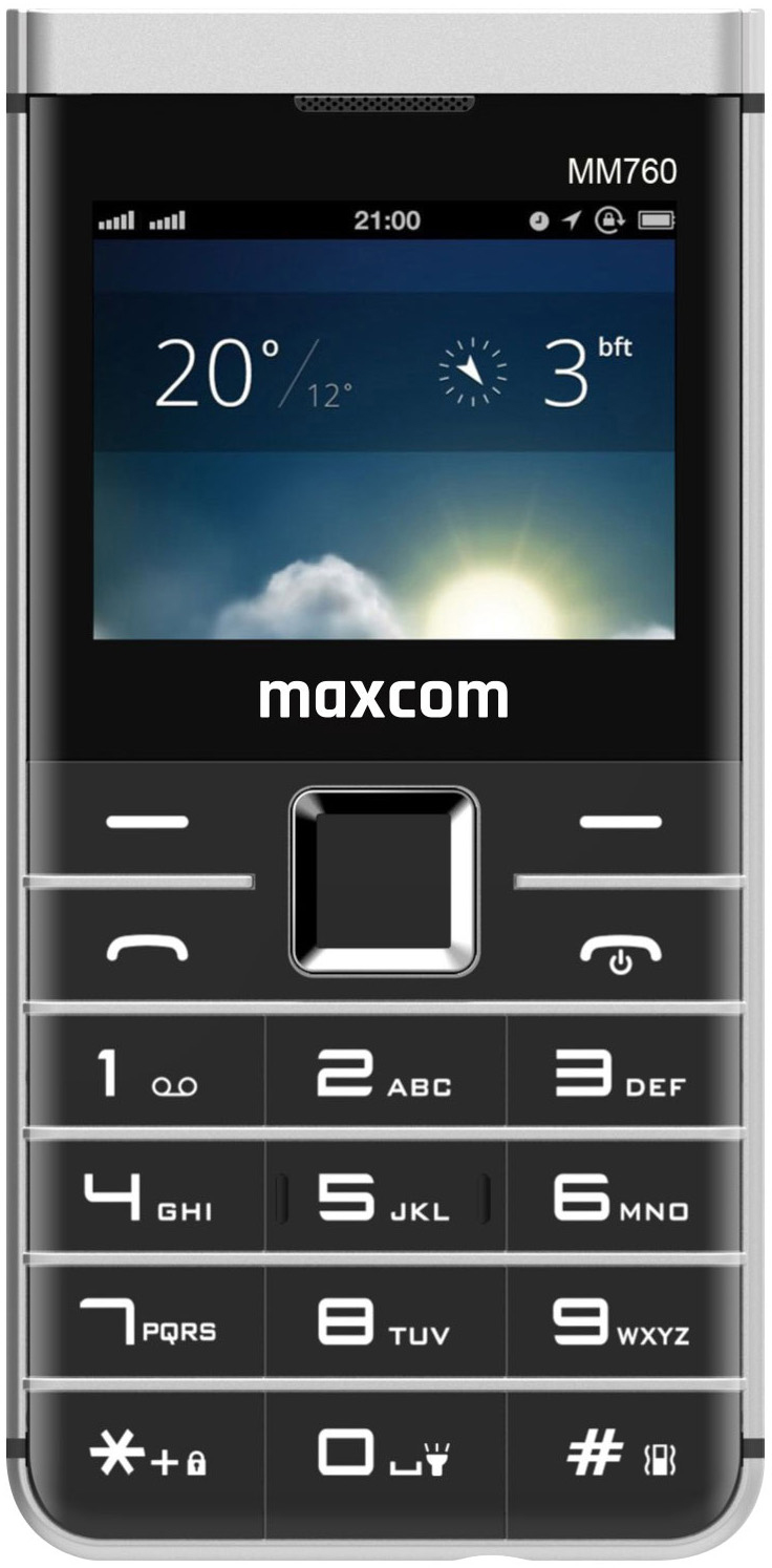 

Мобильный телефон Maxcom MM760 Black