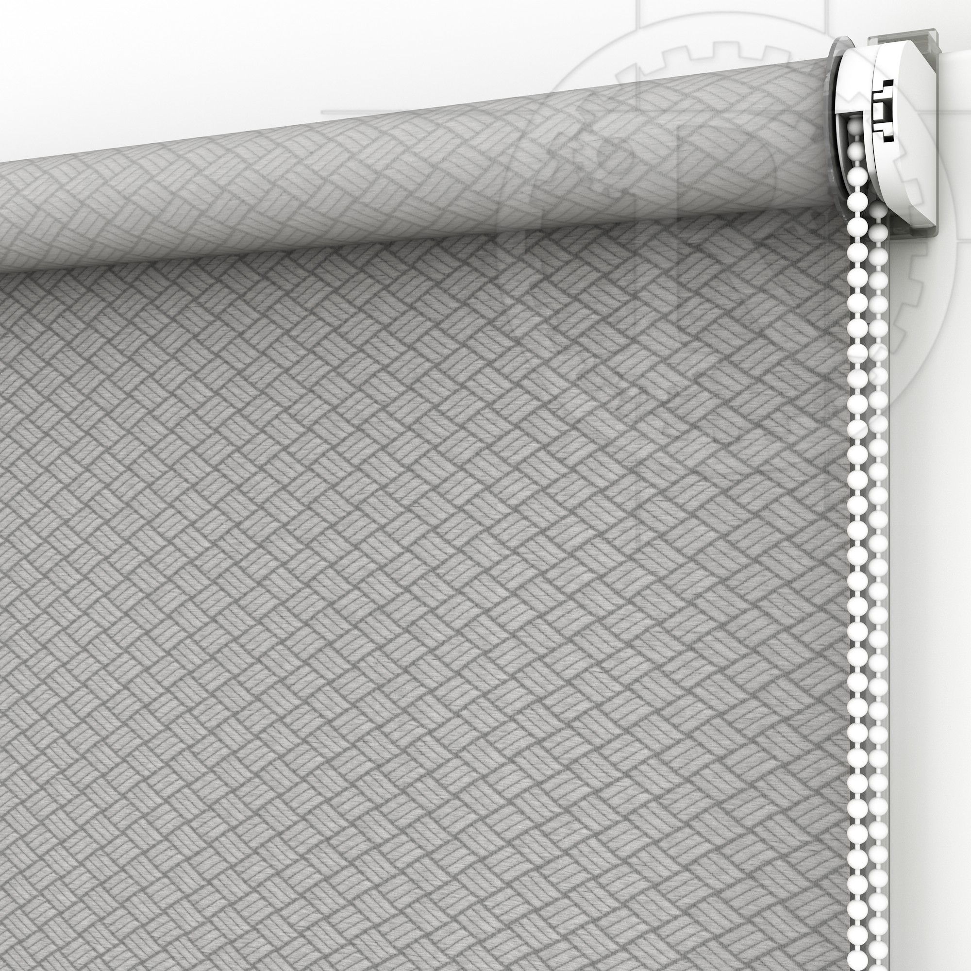 

Рулонная штора Ribbed 7649 Light Gray 85 x 200 см