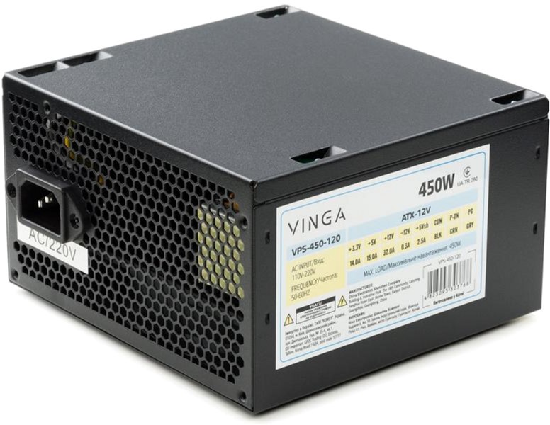 

Блок питания Vinga 450W (VPS-450-120)