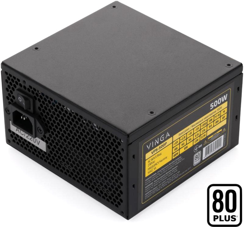

Блок питания Vinga 500W (VPS-500P)