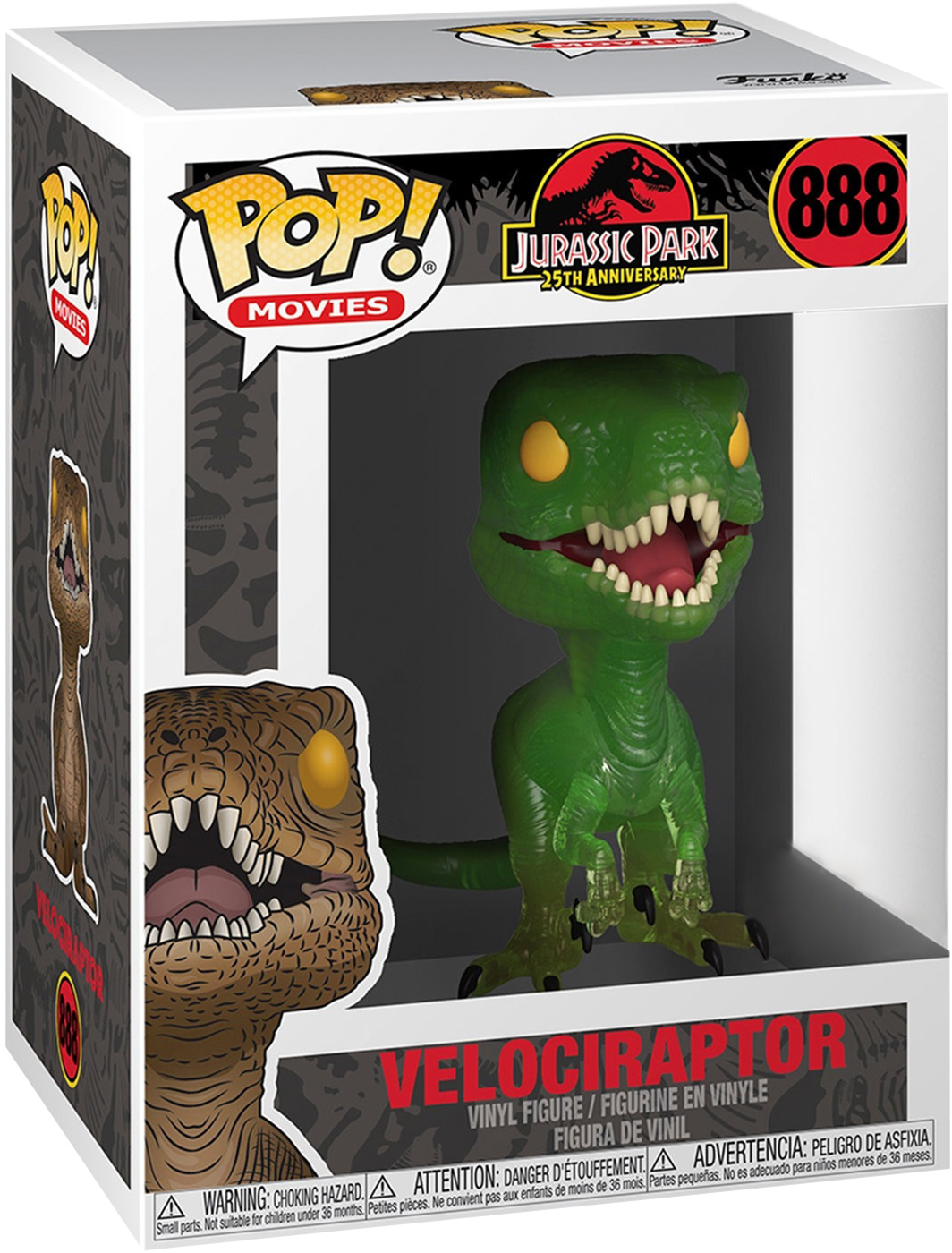 

Фигурка Funko POP! Movies Jurassic Park Velociraptor Clever Girl Green (Exc) 47624 (FUN25491253)