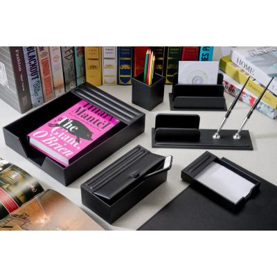 

Настольный набор Bestar ADMIRAL 7, искусств. кожа, черный (20190824P7)