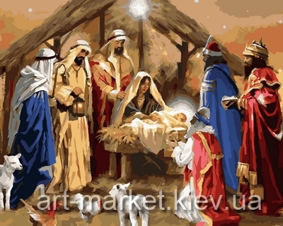

Святая ночь. Картина по цифрам. Babylon Premium 40x50