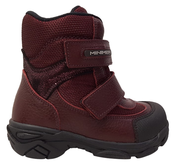 

Зимние ортопедические ботинки Minimen 12bordo21 р. 26 17,2 см. Бордовый