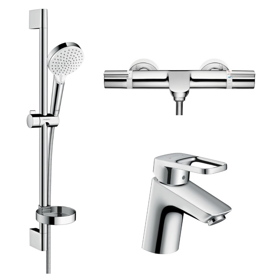 

Набор смесителей для ванны 3 в 1 hansgrohe Logis Loop 1132019