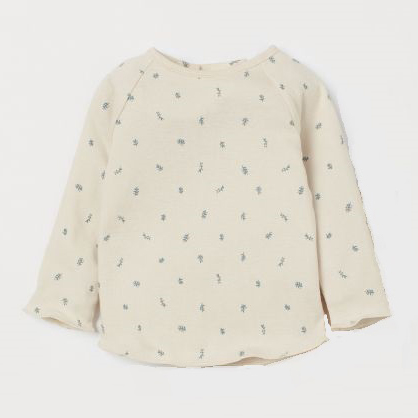 

Футболка с длинными рукавами H&M 12-0646015 000 74 см Молочная (СА2000001896631)