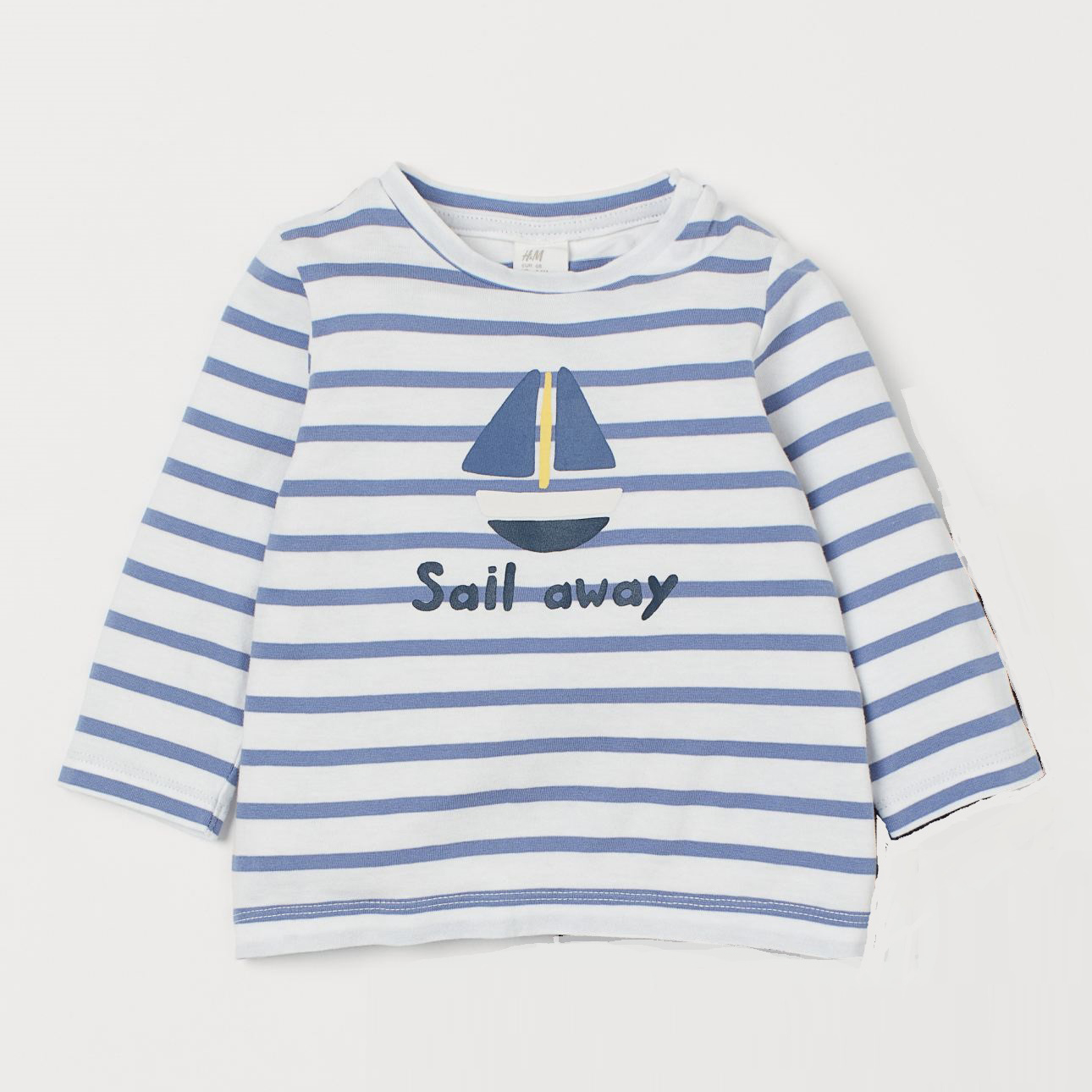 

Футболка с длинными рукавами H&M 12-0823486 001 74 см Белая (СА2000001896365)
