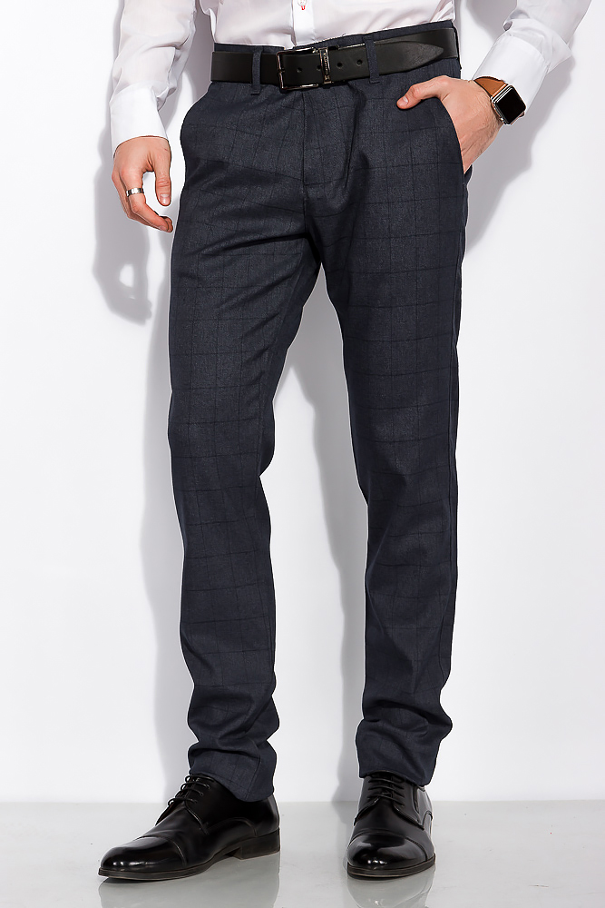 

Брюки классического покроя Time of Style 148P150-2 32 Темно-синий