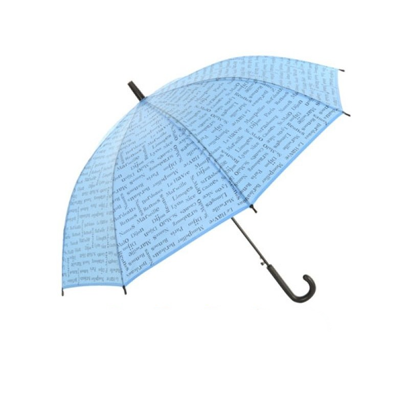 

Зонт Трость Clefers Полуавтомат d107см Голубой