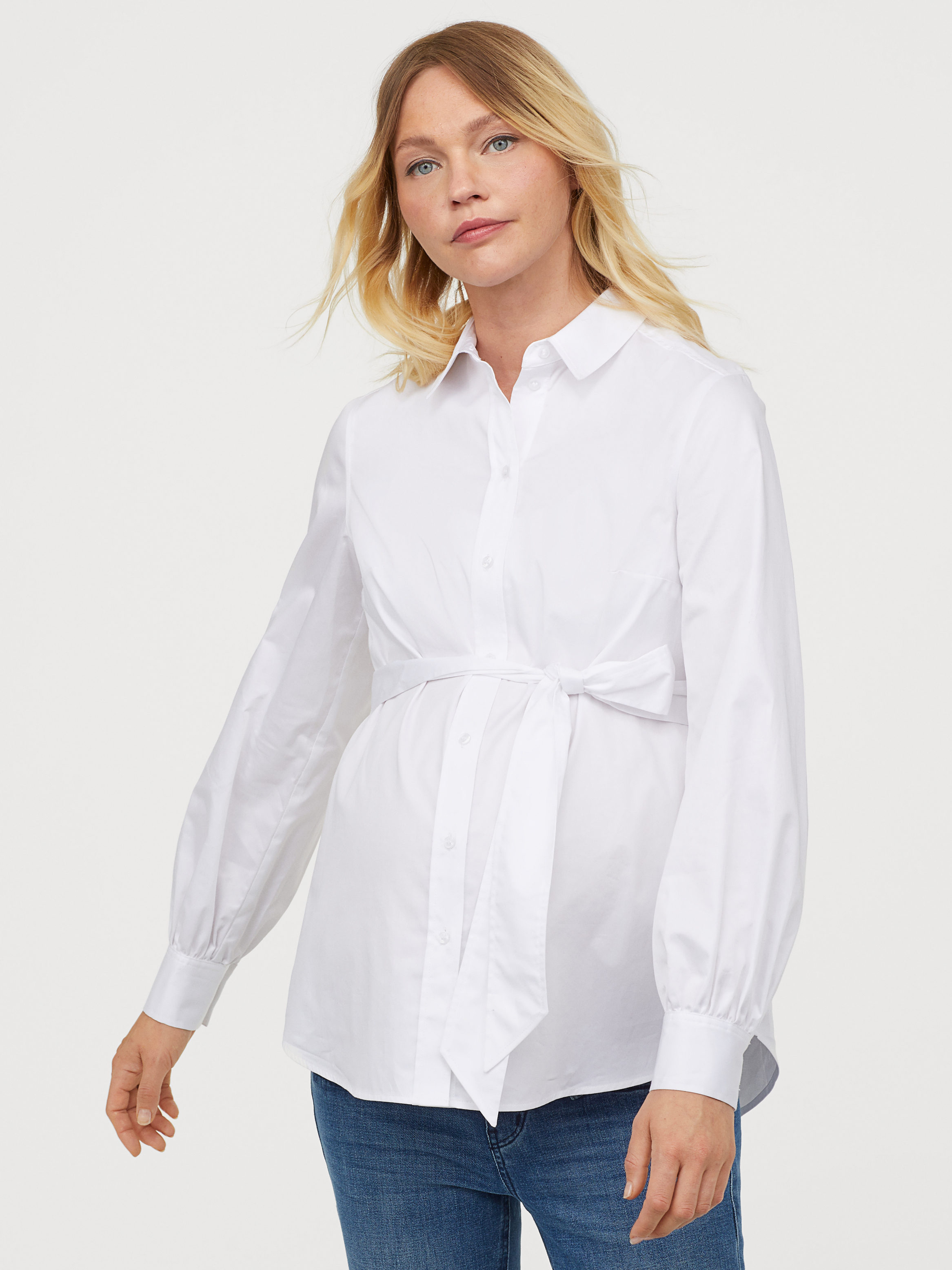 

Рубашка для беременных H&M 02-0793441-0  Белая (СА2000001877166, Рубашка для беременных H&M 02-0793441-0 L Белая (СА2000001877166)
