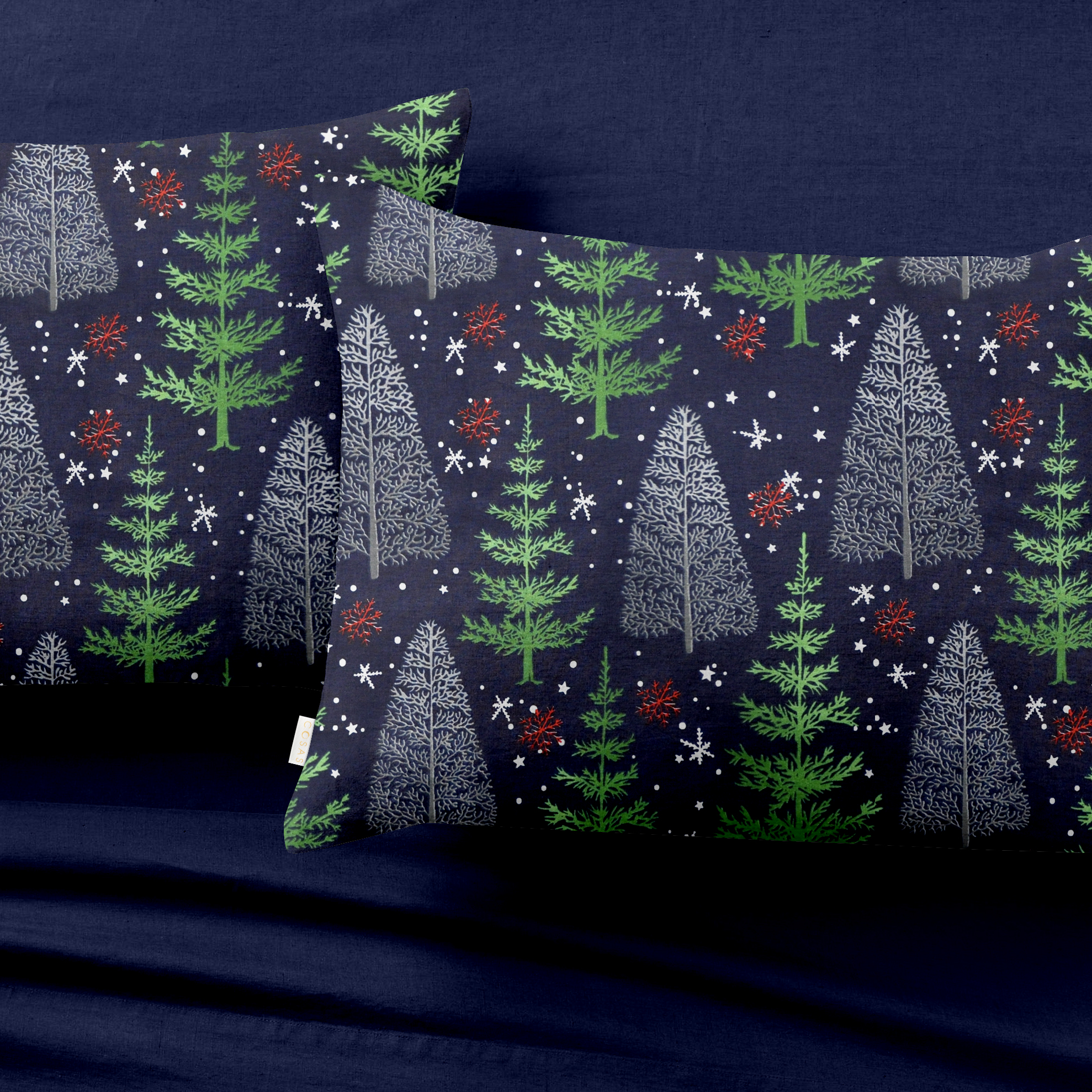 

Комплект постельного белья Cosas Ranfors Dark Blue Winter Wood Night 160х220