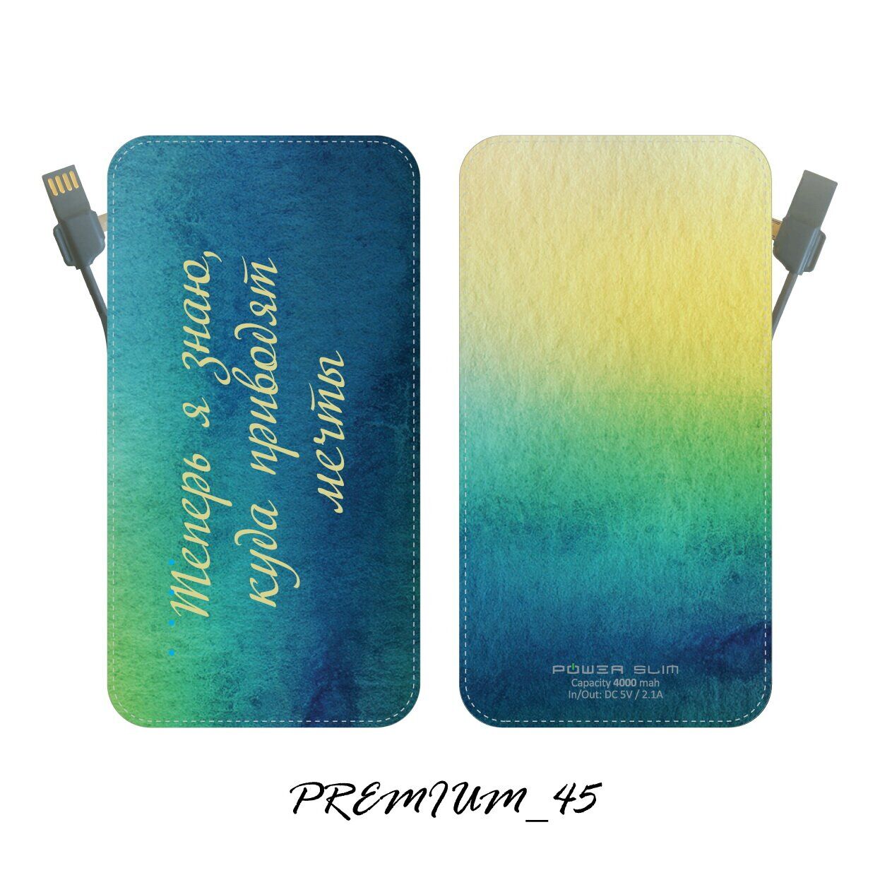 

УМБ Power Slim 4000 mAh Premium 45 2110269